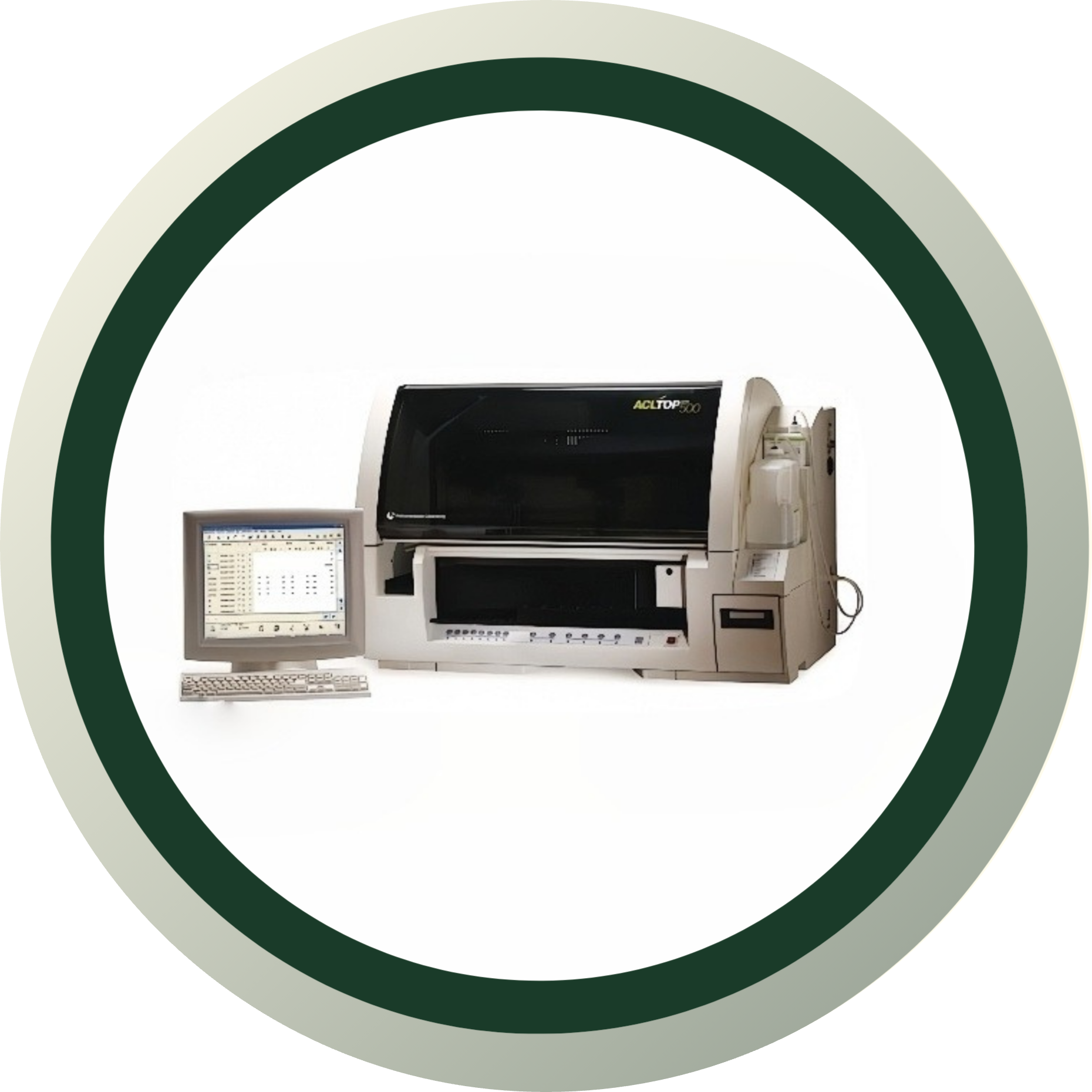 АНАЛИЗАТОР ГЕМОСТАЗА (КОАГУЛОМЕТР) WERFEN INSTRUMENTATION LABORATORY ACL top 500